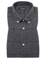 BS Sanneh Casual Modern Fit Skjorta - Dark Grey