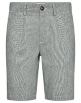 BS Darion Regular Fit Shorts  - Rain Forrest/White