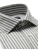 BS Lowry Modern Fit Skjorta - Green/White