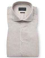 BS Santos Modern Fit Skjorta - Sand/White