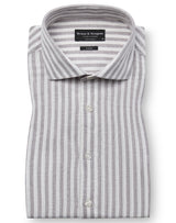 BS Rubio Casual Modern Fit Skjorta - Grey/White