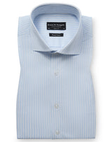 BS Bannour Modern Fit Skjorta - Light Blue/White