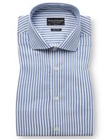 BS Sime Modern Fit Skjorta - Blue/White