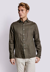 BS Sevilla Casual Slim Fit Skjorta - Army