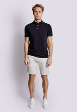 BS Monir Regular Fit Piké - Black