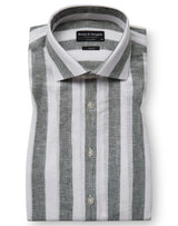 BS Munoz Casual Modern Fit Skjorta - Green/White