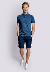 BS Monir Regular Fit Piké - Ocean