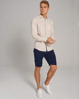 BS Ricciardo Casual Slim Fit Skjorta - Sand